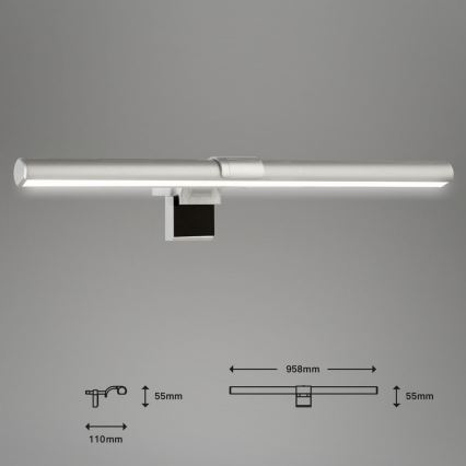 Briloner 2303-014 - LED prigušivo za osvjetljenje monitora LED/3,5W/5V 3000/4500/6500K