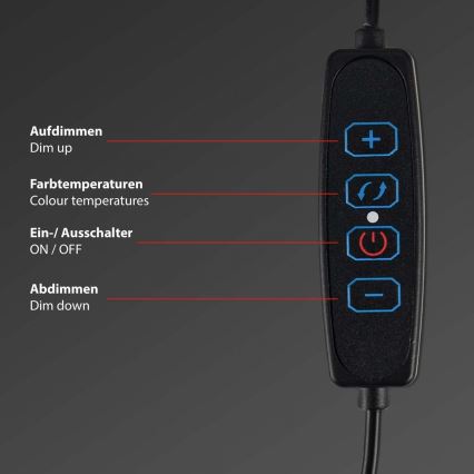 Briloner 2303-015 - LED Prigušivo osvjetljenje za monitor LED/3,5W/230V 2700/4000/6500K