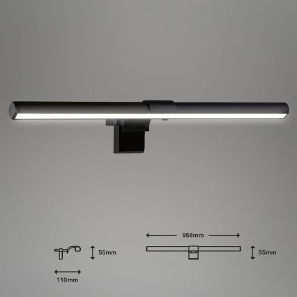 Briloner 2303-015 - LED Prigušivo osvjetljenje za monitor LED/3,5W/230V 2700/4000/6500K