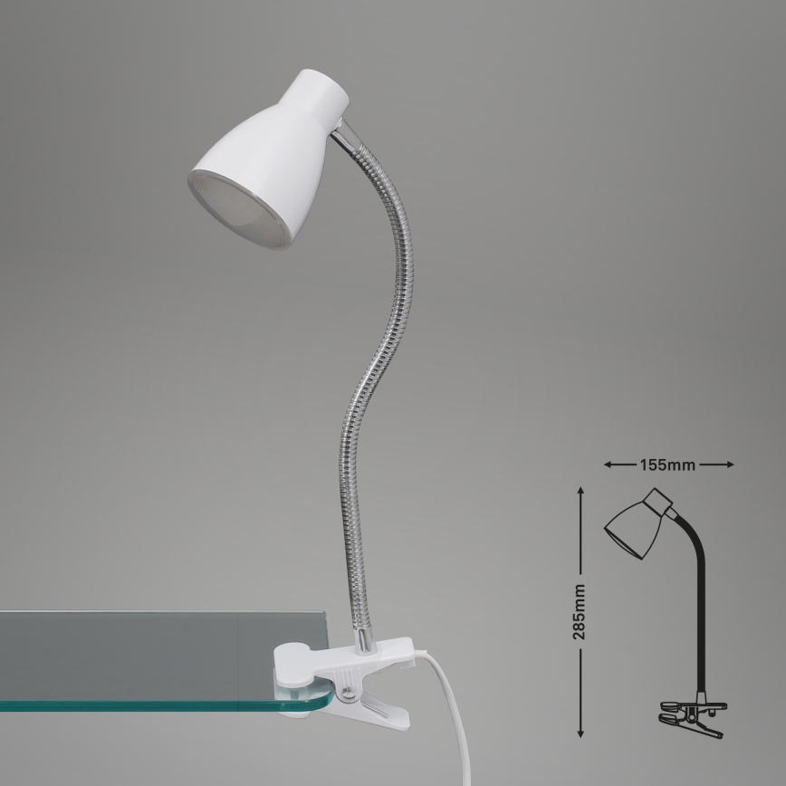 Briloner 2615-016P - LED Lampa s kvačicom GRIP LED/2,5W/230V bijela