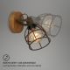 Briloner 2670-014 - Zidna reflektorska svjetiljka RETRO 1xE27/25W/230V smeđa