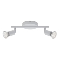 Briloner 2767-026 - LED Reflektorska svjetiljka 2xGU10/6W/230V bijela