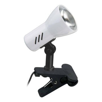 Briloner 2794/016P - Svjetiljka sa stezaljkom 1xE14/40W/230V crna/bijela