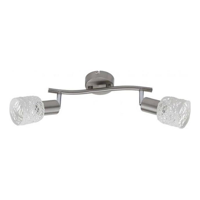 Briloner 2826-022 - Reflektorska svjetiljka SPOT 2xE14/6W/230V mat krom