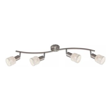 Briloner 2826-042 - Reflektorska svjetiljka SPOT 4xE14/6W/230V mat krom