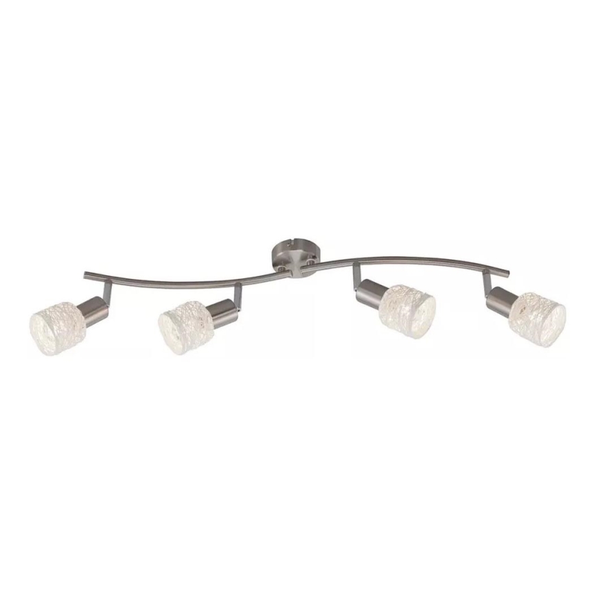 Briloner 2826-042 - Reflektorska svjetiljka SPOT 4xE14/6W/230V mat krom