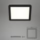Briloner 3010-015 - LED Stropna svjetiljka LED/8W/230V 19x19 cm crna IP44