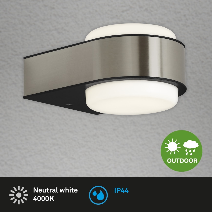 Briloner 3035-012- LED Vanjska zidna svjetiljka HANAU LED/6,5W/230V IP44 mat krom