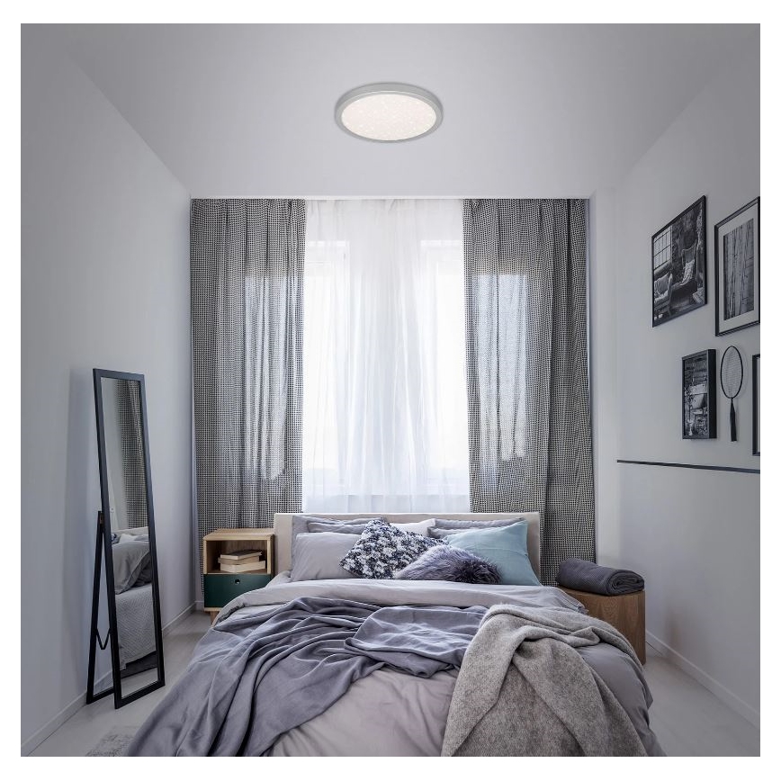 Briloner 3071-014 - LED Stropna svjetiljka RUNA LED/24W/230V srebrna
