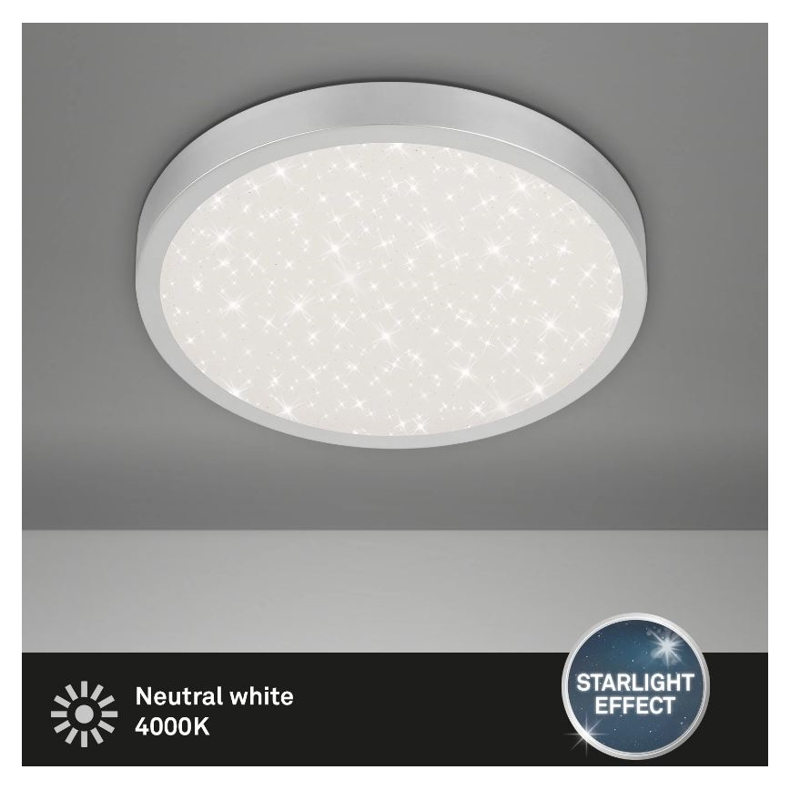 Briloner 3071-014 - LED Stropna svjetiljka RUNA LED/24W/230V srebrna