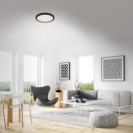 Briloner 3071-015 - LED stropna svjetiljka RUNA LED/24W/230V crna