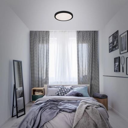 Briloner 3071-015 - LED stropna svjetiljka RUNA LED/24W/230V crna