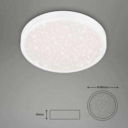 Briloner 3071-016 - LED Stropna svjetiljka RUNA LED/24W/230V 4000K pr. 38 cm bijela