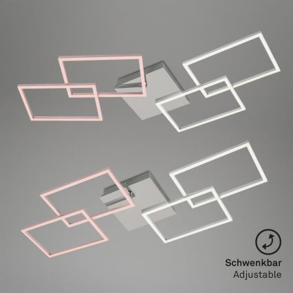 Briloner 3091-018 - LED Prigušiva stropna svjetiljka FRAME LED/30W/230V sjajni krom