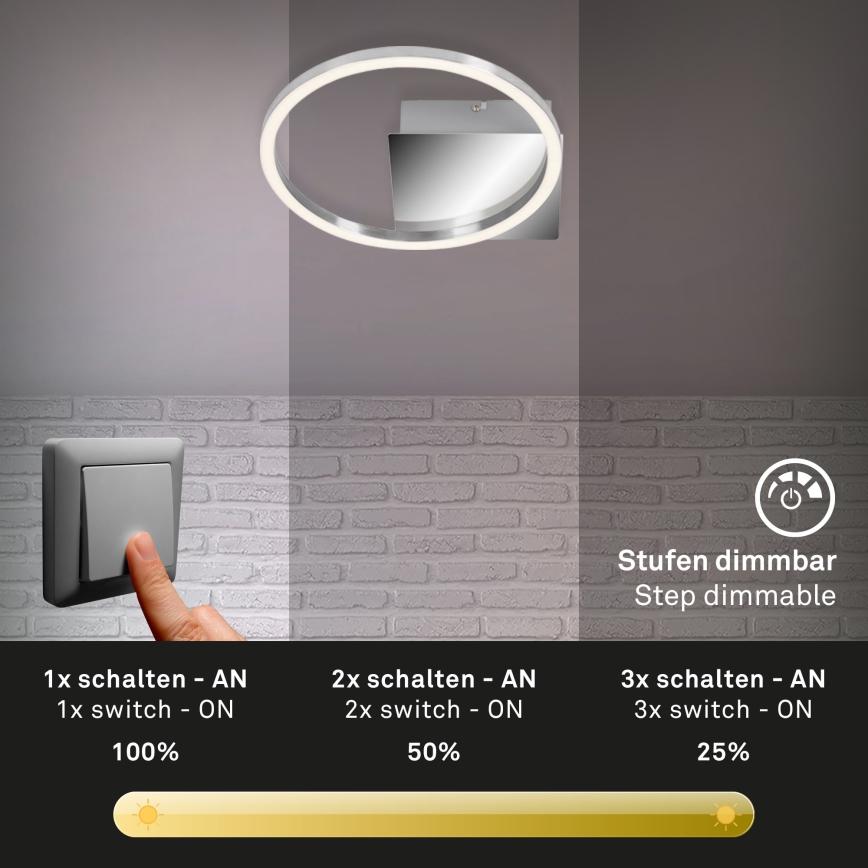 Briloner 3106-018 - LED Prigušiva stropna svjetiljka FRAMES LED/7,5W/230V