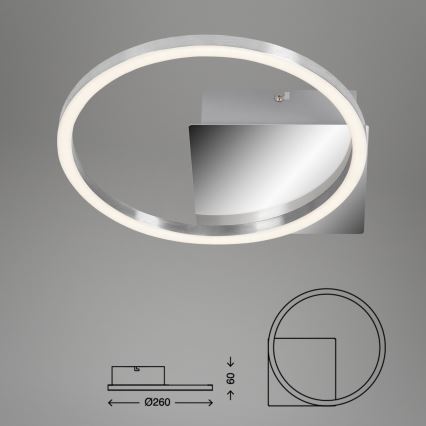 Briloner 3106-018 - LED Prigušiva stropna svjetiljka FRAMES LED/7,5W/230V