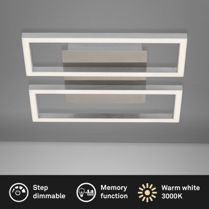 Briloner 3107-012 - LED Prigušiva stropna svjetiljka FRAME 2xLED/7,25W/230V