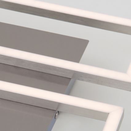 Briloner 3107-012 - LED stropna svjetiljka s prigušivanjem FRAME 2xLED/7,25W/230V