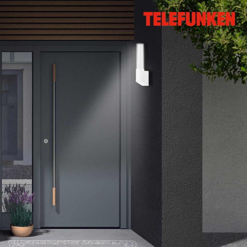 Briloner 311306TF - LED Vanjska zidna svjetiljka LED/8W/230V 4000K IP44 bijela