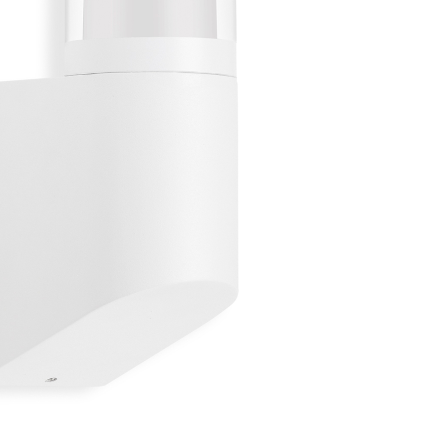 Briloner 311306TF - LED Vanjska zidna svjetiljka LED/8W/230V 4000K IP44 bijela