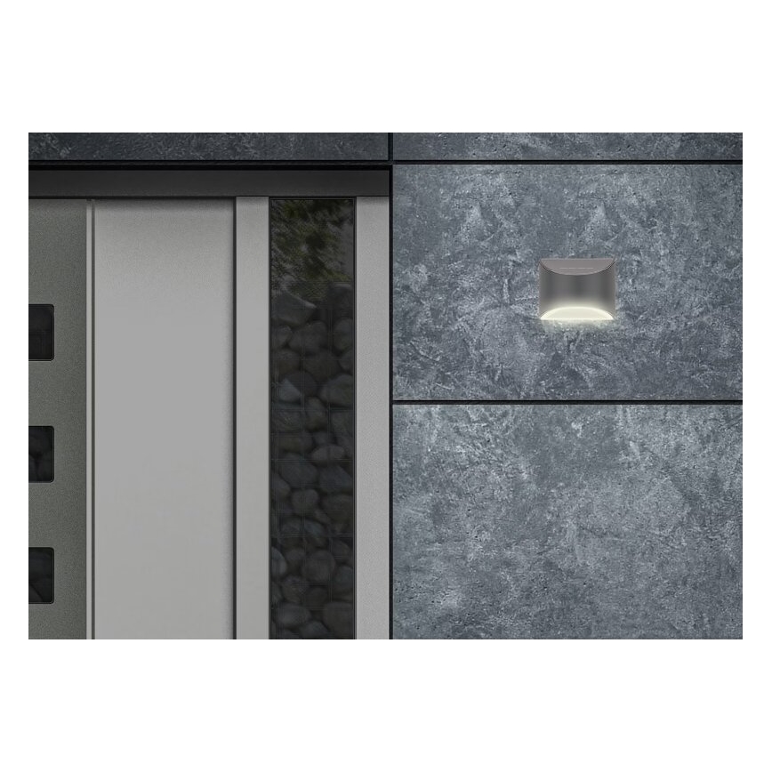 Briloner 3133015 - LED Solarna zidna svjetiljka LED/2W/3,7V IP44 3000K