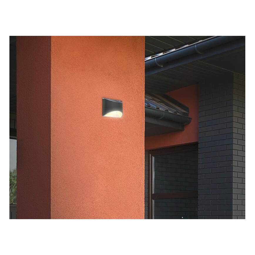 Briloner 3133015 - LED Solarno zidno svjetlo LED/2W/3,7V IP44 3000K 300 mAh