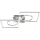 Briloner 3135-018 - LED Prigušiva stropna svjetiljka FRAME LED/43,8W/230V 3000K