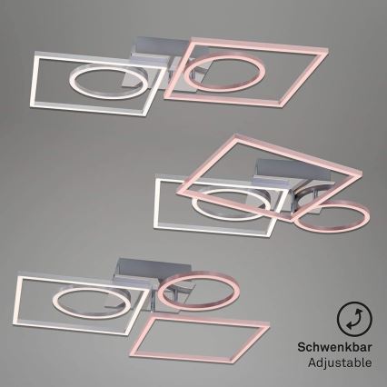 Briloner 3135-018 - LED Prigušiva stropna svjetiljka FRAME LED/43,8W/230V 3000K