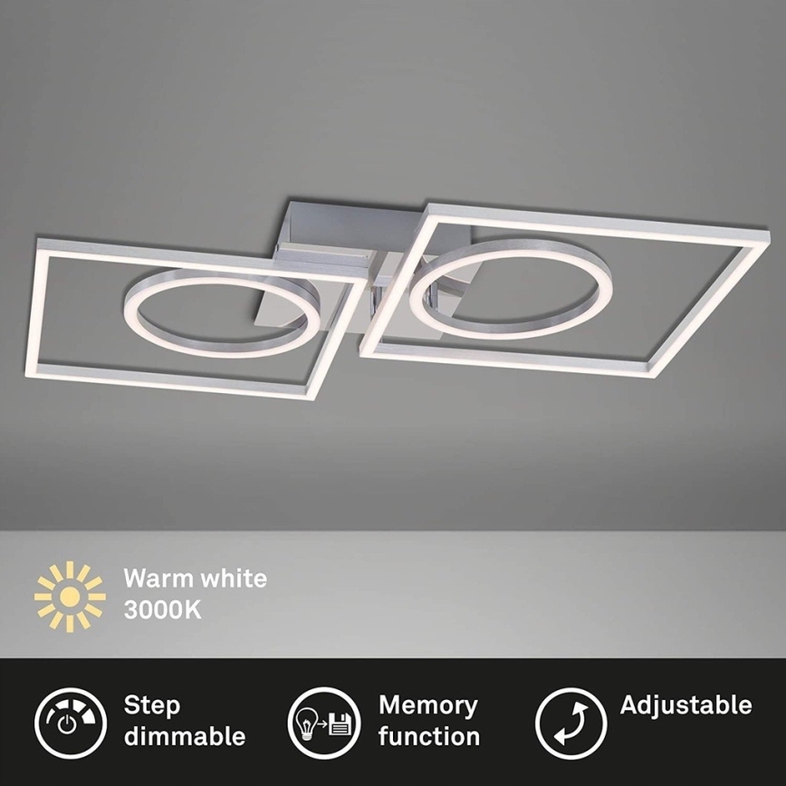 Briloner 3135-018 - LED Prigušiva stropna svjetiljka FRAME LED/43,8W/230V 3000K