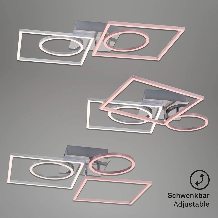 Briloner 3135-018 - LED stropna svjetiljka s mogućnošću prigušivanja FRAME LED/43,8W/230V 3000K