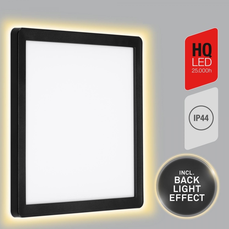 Briloner 313505TF - LED Vanjska zidna svjetiljka LED/15W/230V IP44 4000K crna
