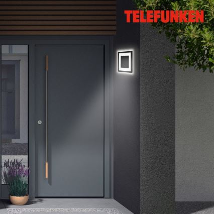 Briloner 315905TF - LED Vanjska zidna svjetiljka LED/15W/230V IP44 4000K crna