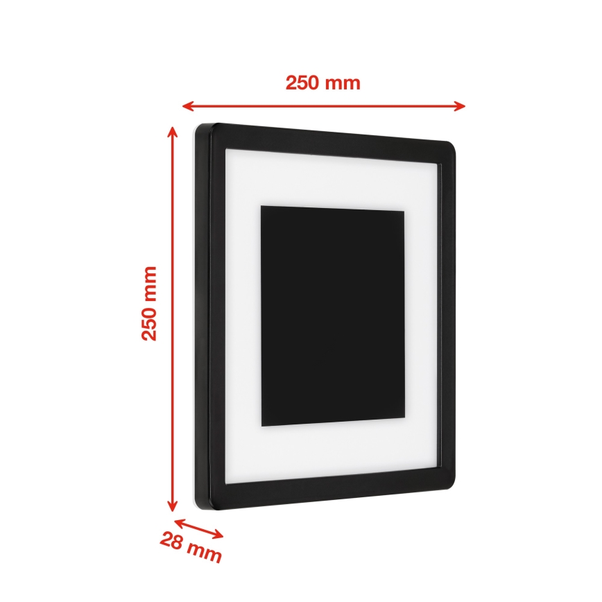 Briloner 315905TF - LED Vanjska zidna svjetiljka LED/15W/230V IP44 4000K crna