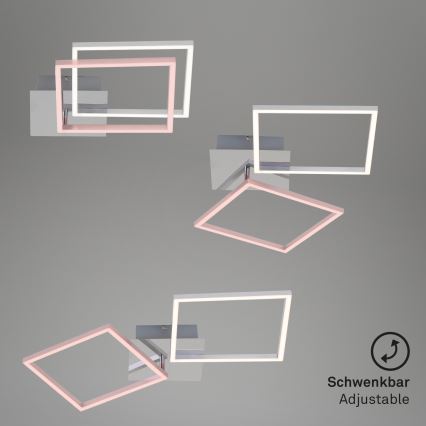 Briloner 3182-018 - LED stropna svjetiljka s prigušivanjem FRAME 2xLED/15,5W/230V