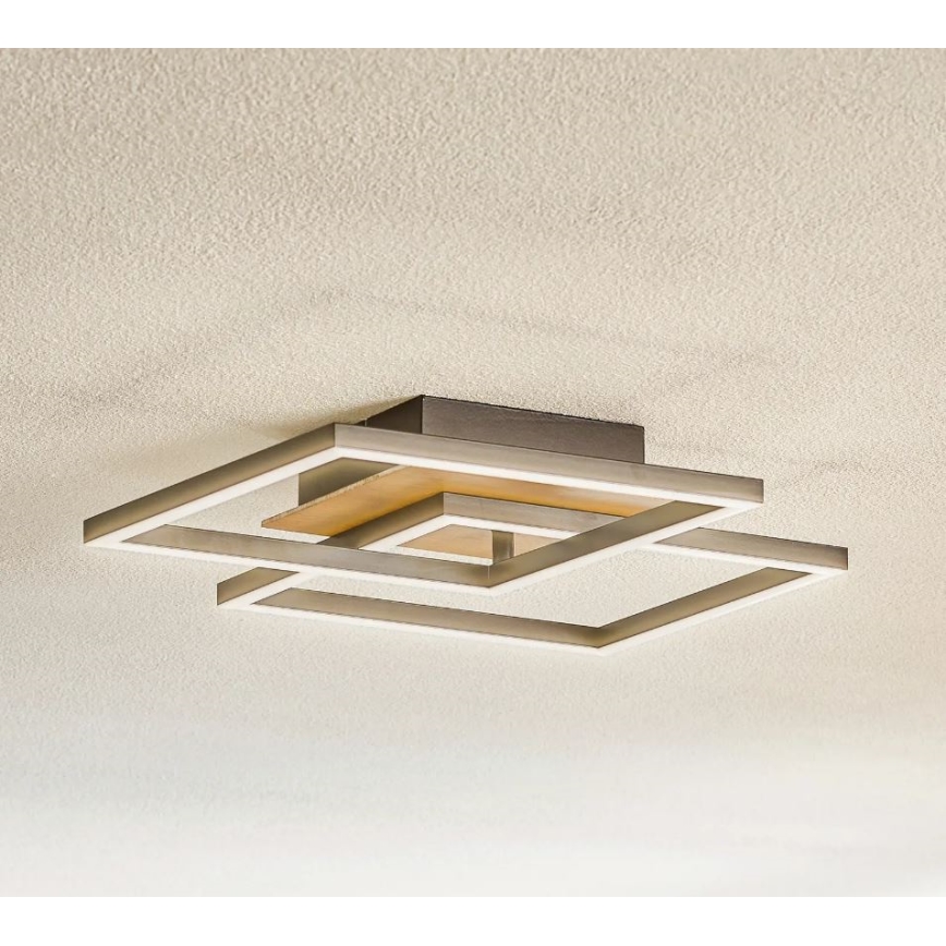 Briloner 3210-014 - LED stropna svjetiljka s prigušivanjem FRAME 2xLED/11W/230V smeđa