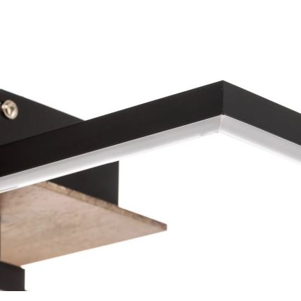 Briloner 3210-014 - LED stropna svjetiljka s prigušivanjem FRAME 2xLED/11W/230V smeđa