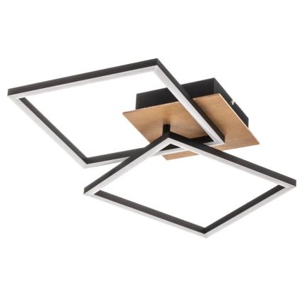 Briloner 3210-014 - LED stropna svjetiljka s prigušivanjem FRAME 2xLED/11W/230V smeđa