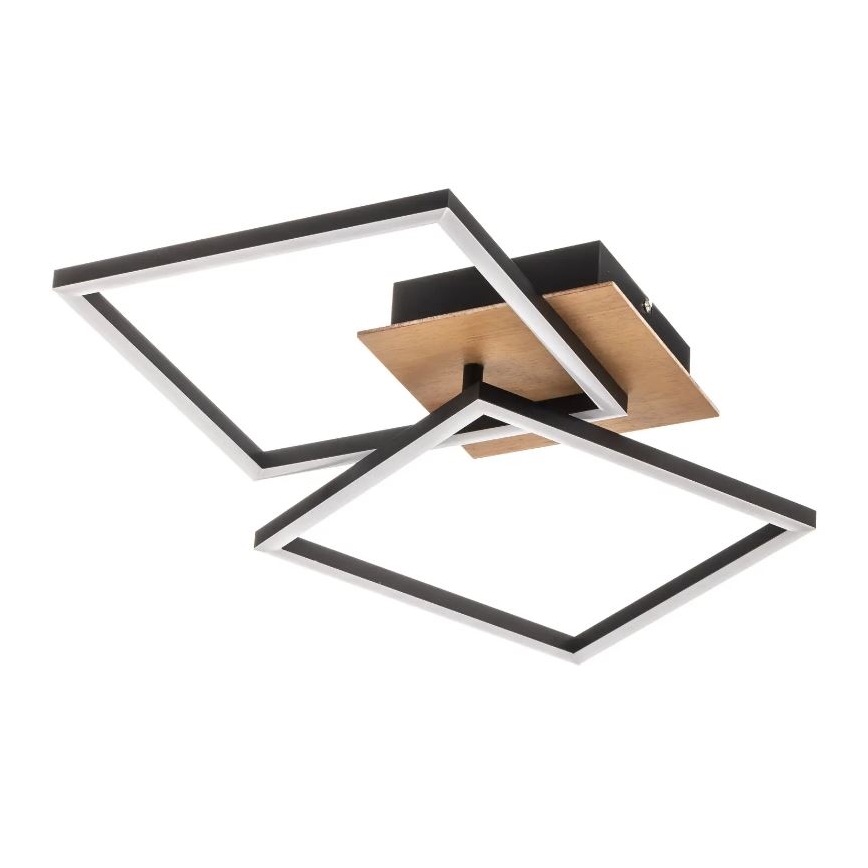 Briloner 3210-014 - LED stropna svjetiljka s prigušivanjem FRAME 2xLED/11W/230V smeđa