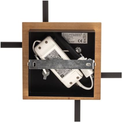 Briloner 3210-014 - LED stropna svjetiljka s prigušivanjem FRAME 2xLED/11W/230V smeđa