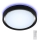 Briloner 3227-015 - LED RGB stropna svjetiljka s prigušivanjem i senzorom TALENA LED/24W/230V crna + daljinski upravljač