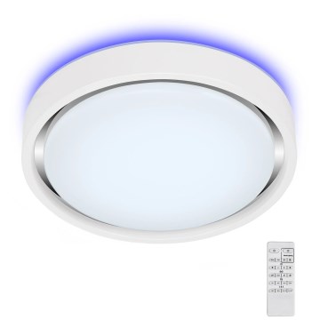Briloner 3227-016 - LED RGB dimabilno svjetlo sa senzorom TALENA LED/24W/230V bijela + daljinski upravljač