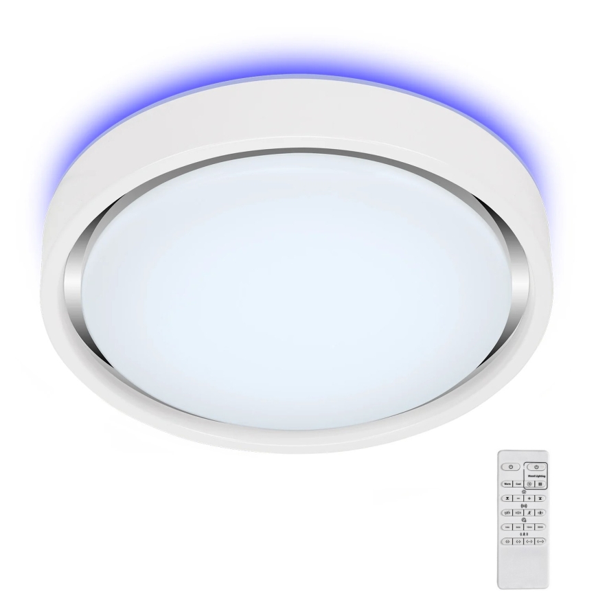 Briloner 3227-016 - LED RGB dimabilno svjetlo sa senzorom TALENA LED/24W/230V bijela + daljinski upravljač