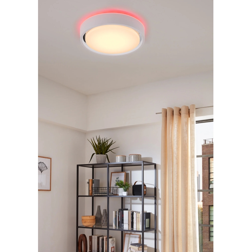 Briloner 3227-016 - LED RGB dimabilno svjetlo sa senzorom TALENA LED/24W/230V bijela + daljinski upravljač
