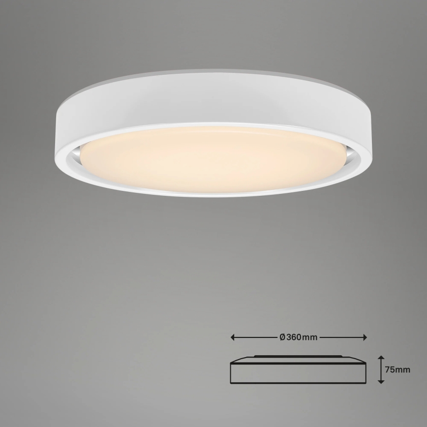 Briloner 3227-016 - LED RGB dimabilno svjetlo sa senzorom TALENA LED/24W/230V bijela + daljinski upravljač