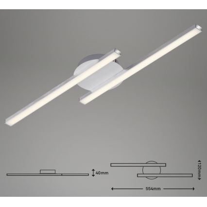 Briloner 3257-029 - LED Nadgradni luster GO 2xLED/6W/230V