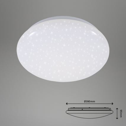 Briloner 3380-116 - LED Prigušiva stropna svjetiljka STARRY SKY LED/18W/230V 2700/4000K