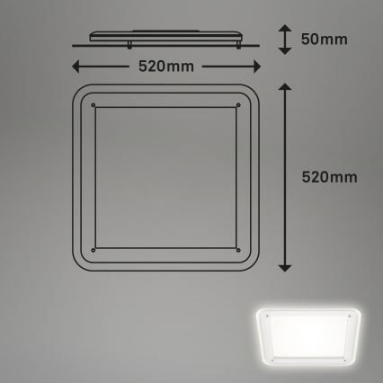 Briloner 3397-016 - LED Stropna svjetiljka FREE LED/22W/230V