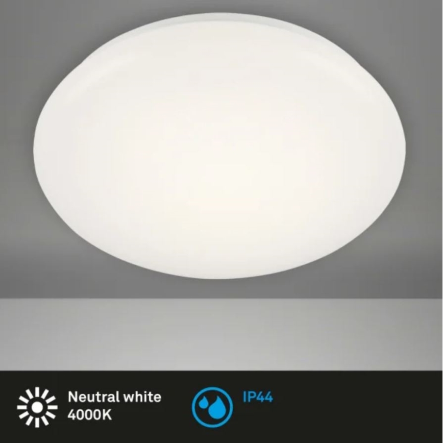 Briloner 3407-016 - LED Stropna svjetiljka za kupaonicu SPLASH LED/18W/230V IP44