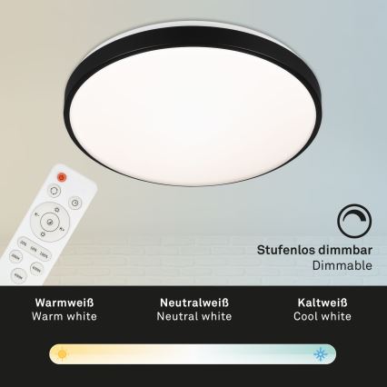 Briloner 3430-015 - LED Prigušiva stropna svjetiljka MANNY LED/48W/230V + daljinski upravljač