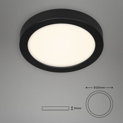 Briloner 3465-415 - LED Stropna svjetiljka FIRE LED/16,5W/230V pr. 22,5 cm